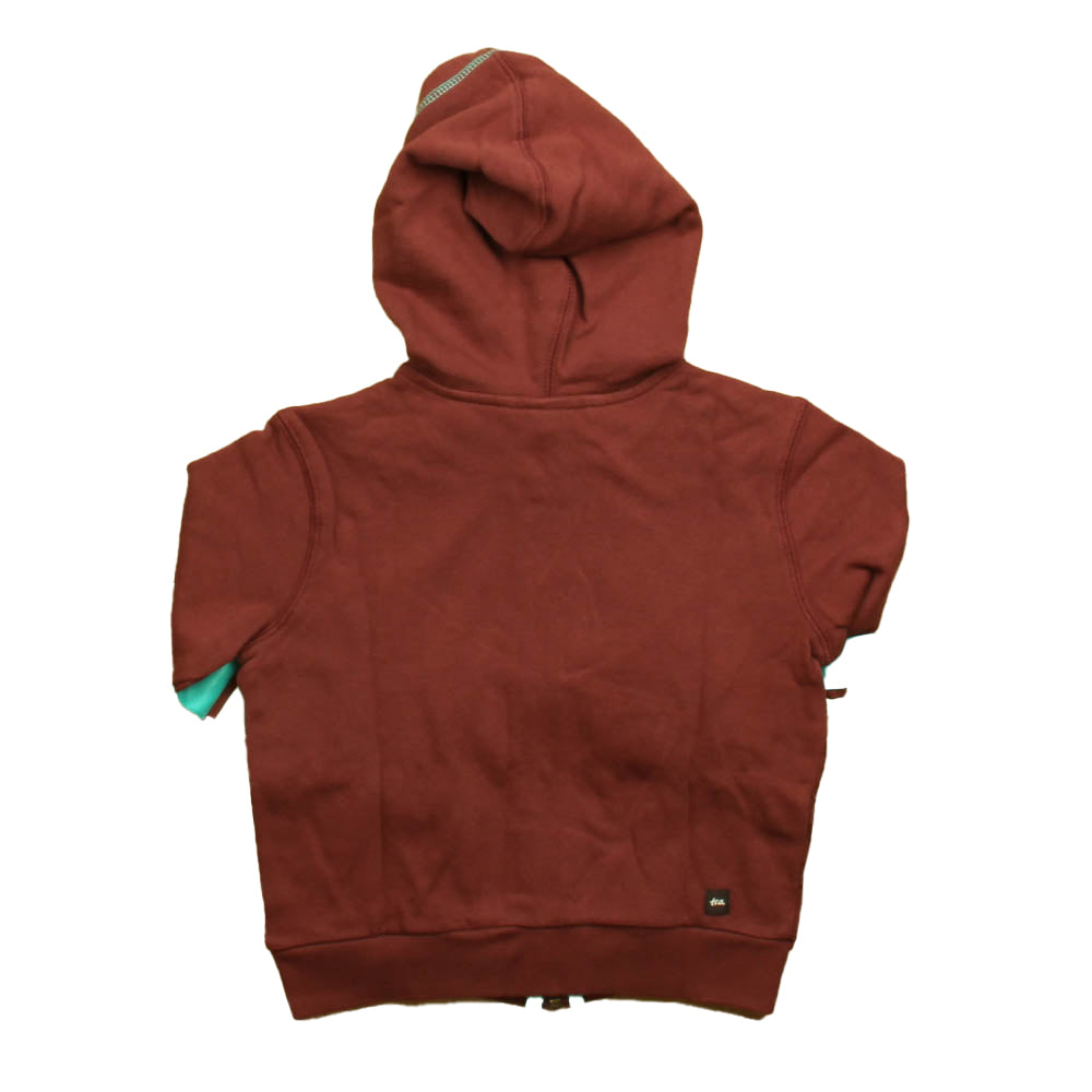 Tea Unisex Maroon | Blue Hoodie Size: 2T