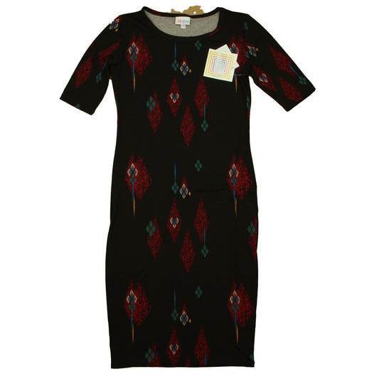 Lularoe Girls Maroon | Blue Dress Size: Junior XXS Maroon | Blue
