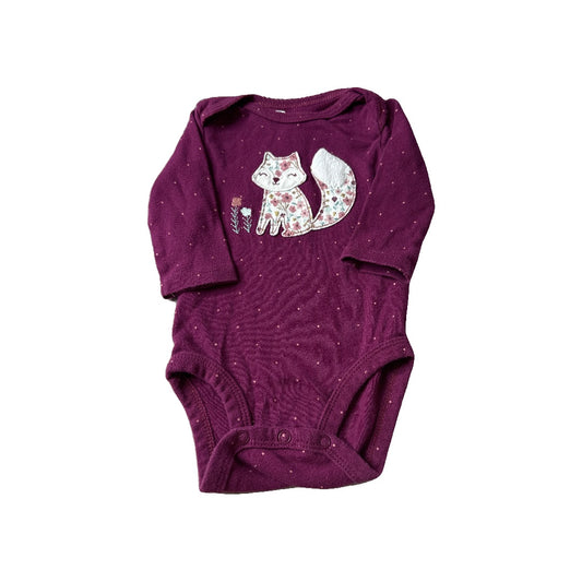 Carters Girls maroon | Cat Onesie Size: 3 months maroon | Cat