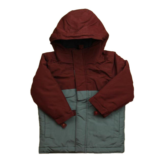 The Children's Place Boys Maroon | Gray Snow & Ski Coat Size: 3T