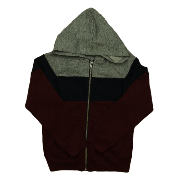 Rockets Of Awesome Boys Maroon | Navy | Grey Hoodie Size: 8 Years