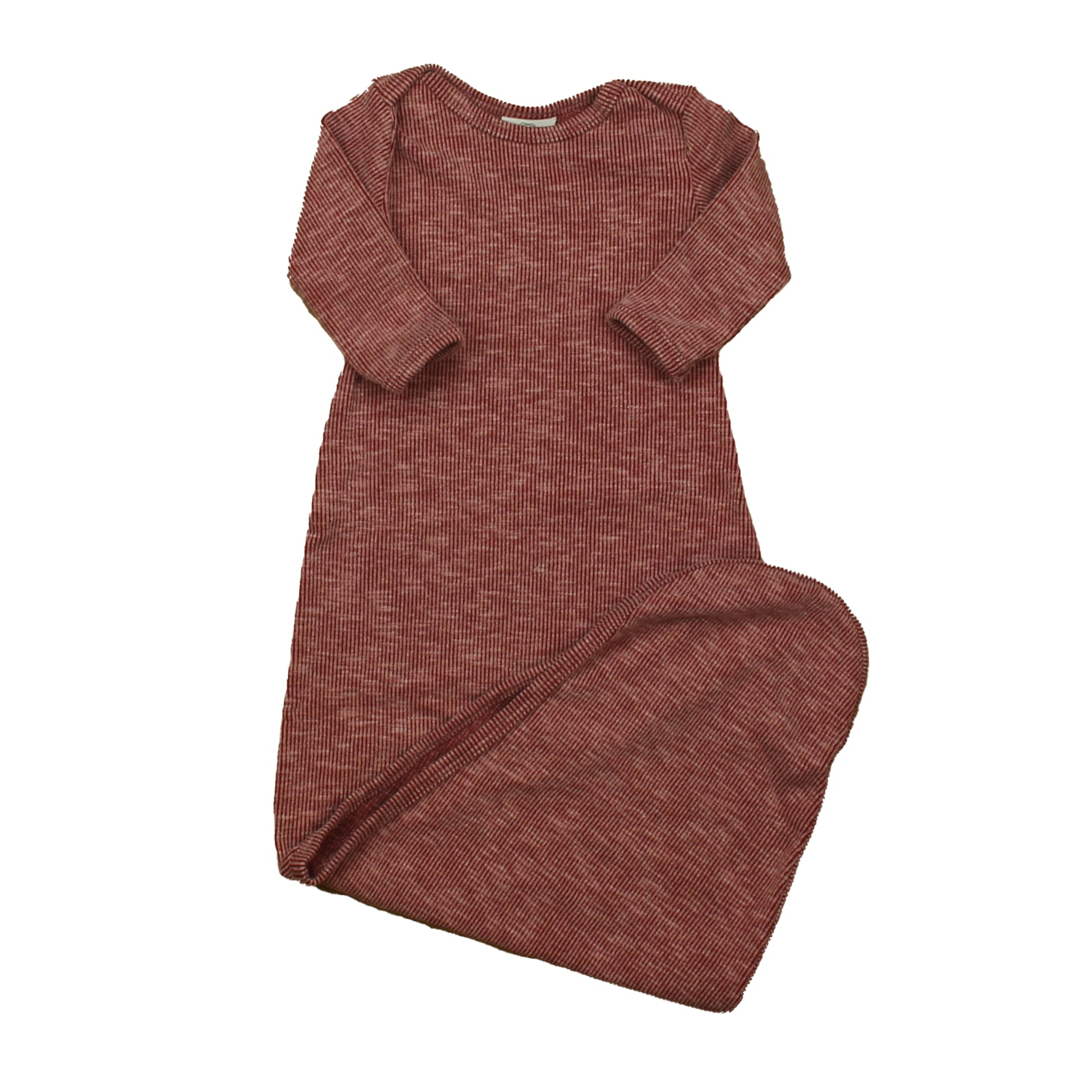 Bumbelou Girls Maroon Ribbed Nightgown Size: 12 Months Maroon Ribbed
