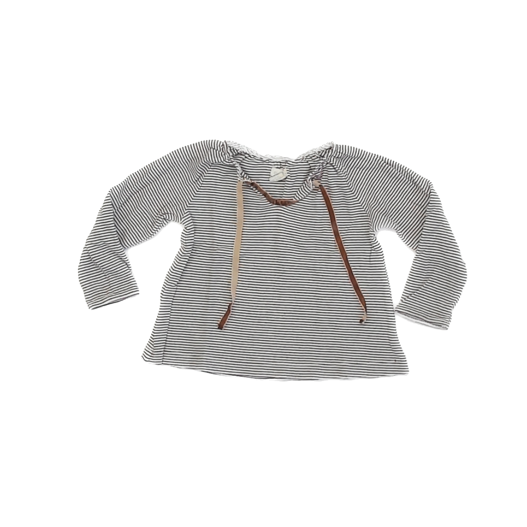 Olive Juice Girls Maroon Stripe Long Sleeve Shirt Size: 3-4T Maroon Stripe