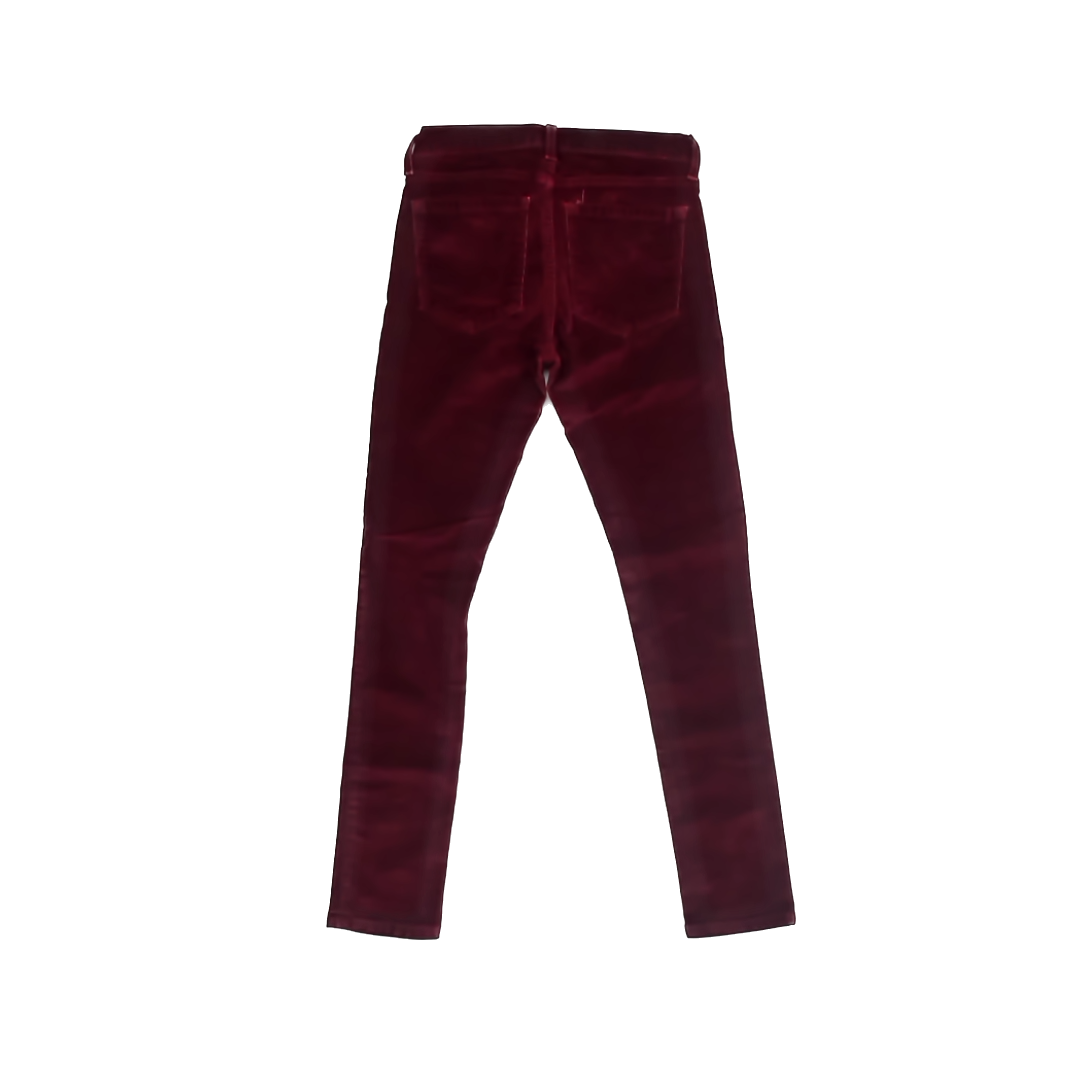 Banana Republic Girls Maroon Corduroy Pants Size: Junior 25 Maroon