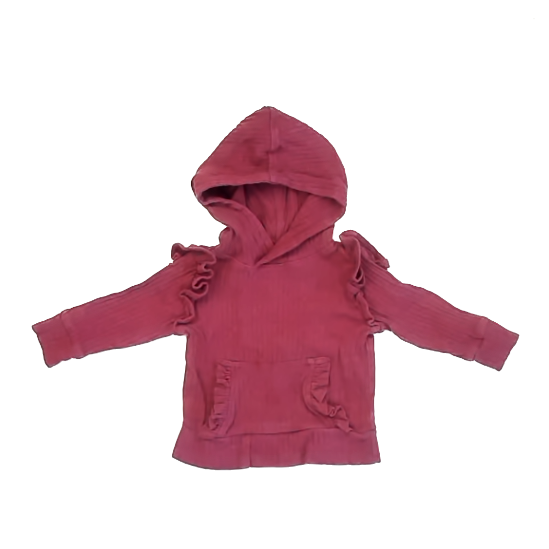 Kate Quinn Girls Maroon Hoodie Size: 6-12 Months Maroon