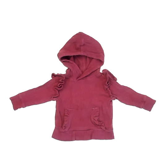 Kate Quinn Girls Maroon Hoodie Size: 6-12 Months Maroon