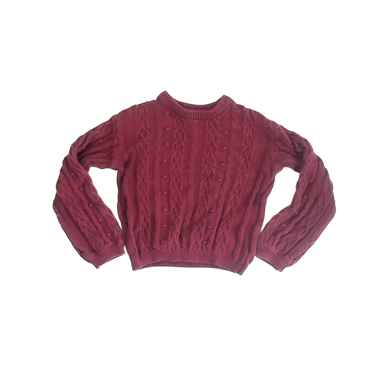 H&M Girls Maroon Sweater Size: 6-7 Years Maroon