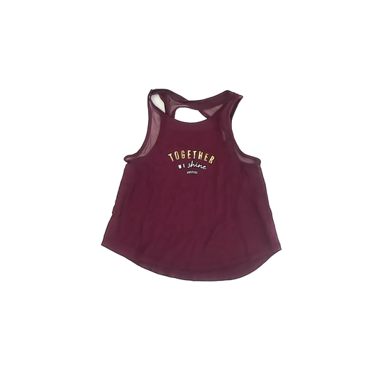 Justice Girls Maroon Tank Top Size: 6 Years Maroon