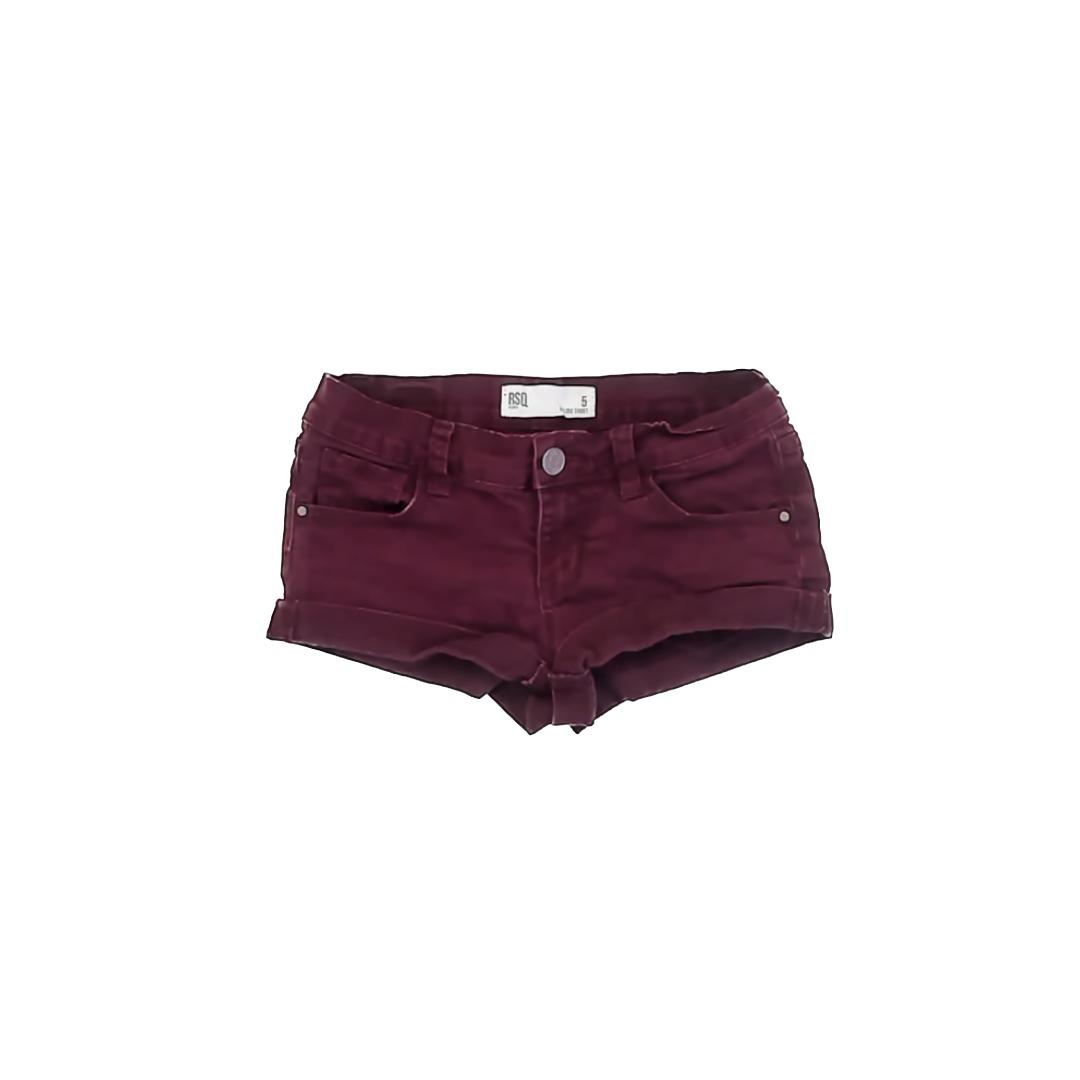 RSQ Girls Maroon Jean Shorts Size: Junior size 5 Maroon