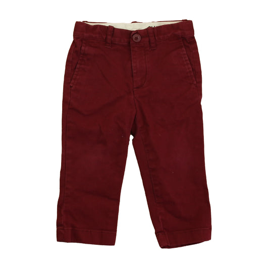 Crewcuts Boys Maroon Pants Size: 2T