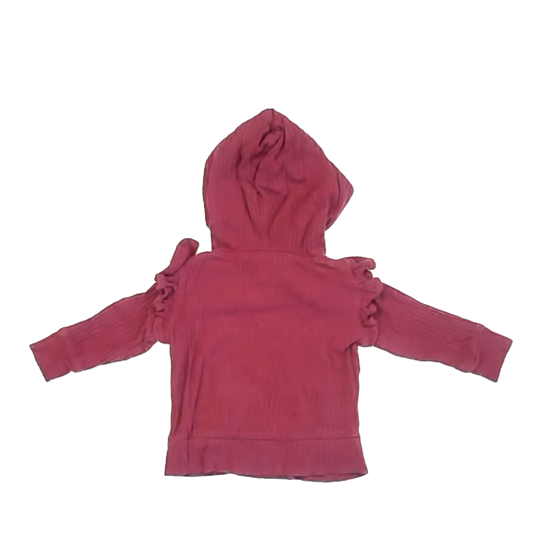 Kate Quinn Girls Maroon Hoodie Size: 6-12 Months Maroon
