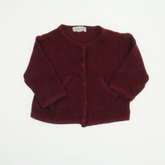 Paige Lauren Boys Maroon Long Sleeve Shirt Size: 0-3 Months Maroon