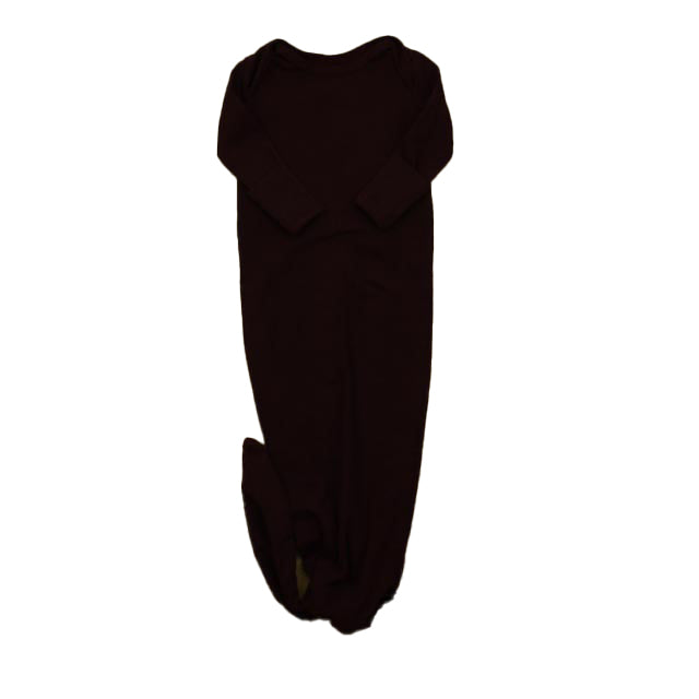 Marlowe & Co Unisex Maroon Nightgown Size: 0-3 Months Maroon