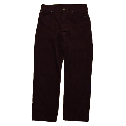 Janie and Jack Girls Maroon Corduroy Pants Size: 16 Years