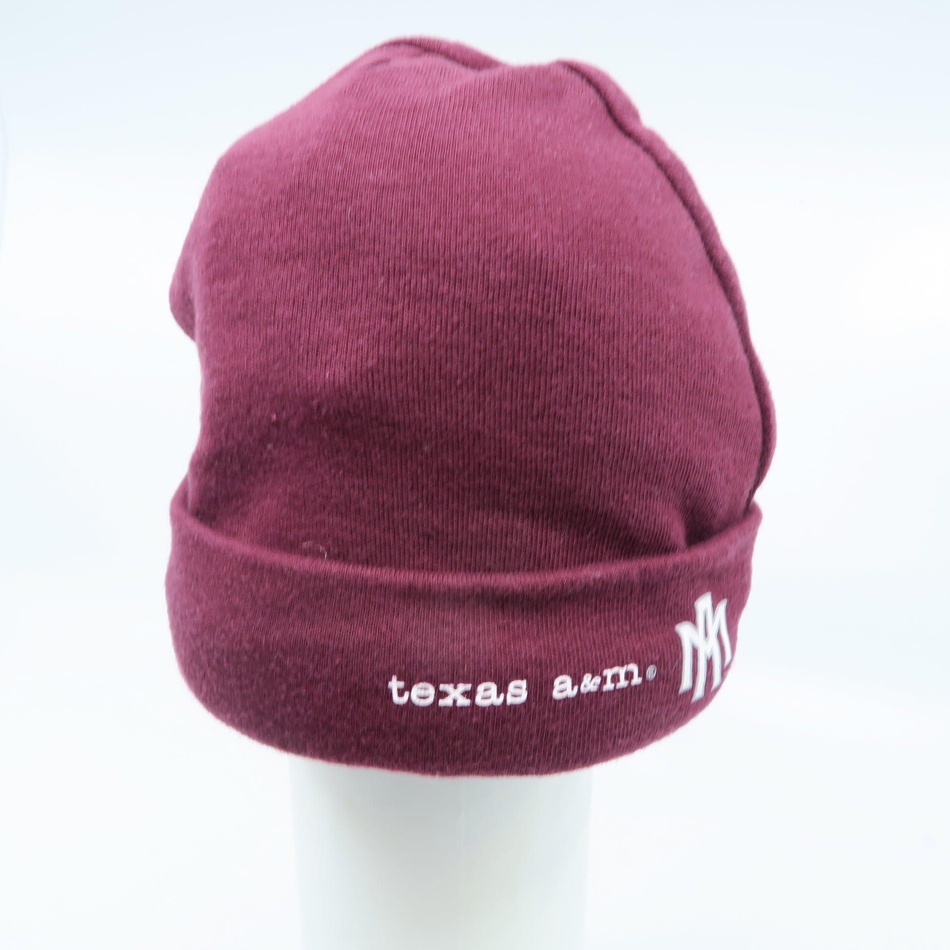 Unknown Brand Unisex Maroon Hat Size: 6-9 Months Maroon