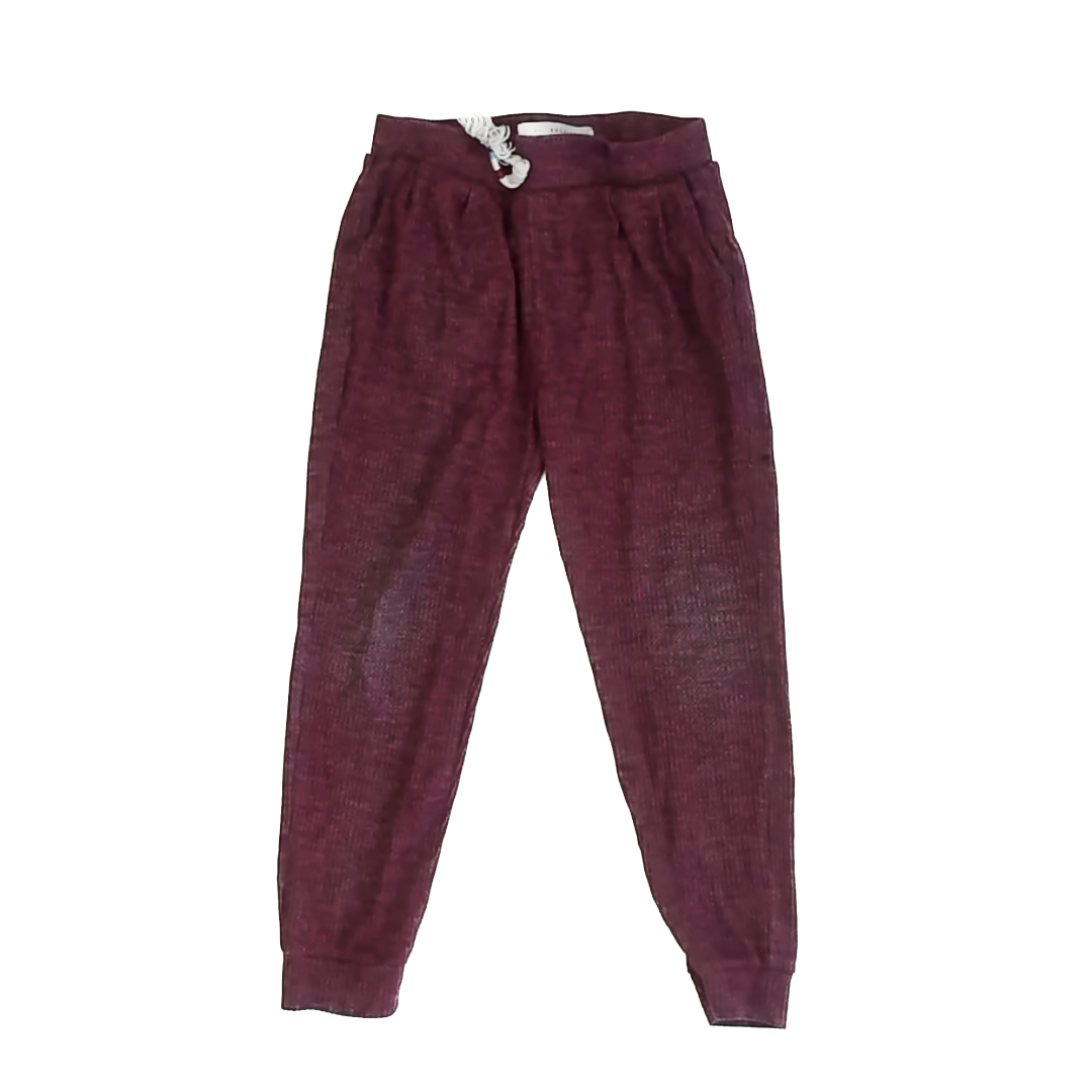 Sol Angeles Girls Maroon Casual Pants Size: 8 Years Maroon