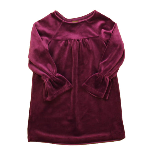Tea Girls Maroon Dress Size: 2T Maroon