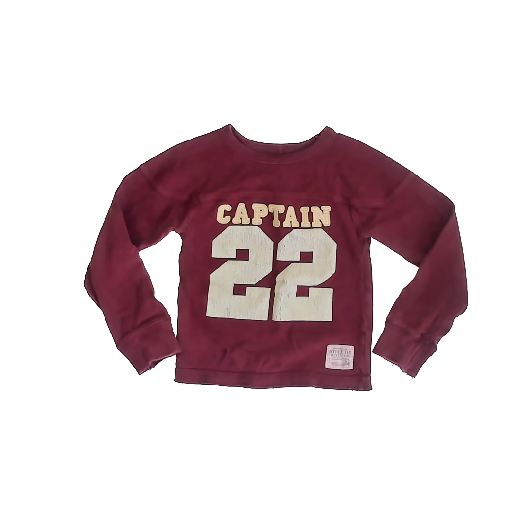 Children's Place Boys maroon Sweatshirt Size: 5-6 Years maroon