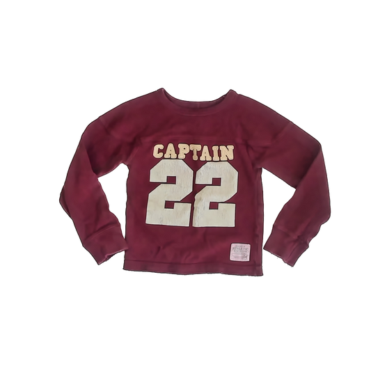 Children's Place Boys maroon Sweatshirt Size: 5-6 Years maroon