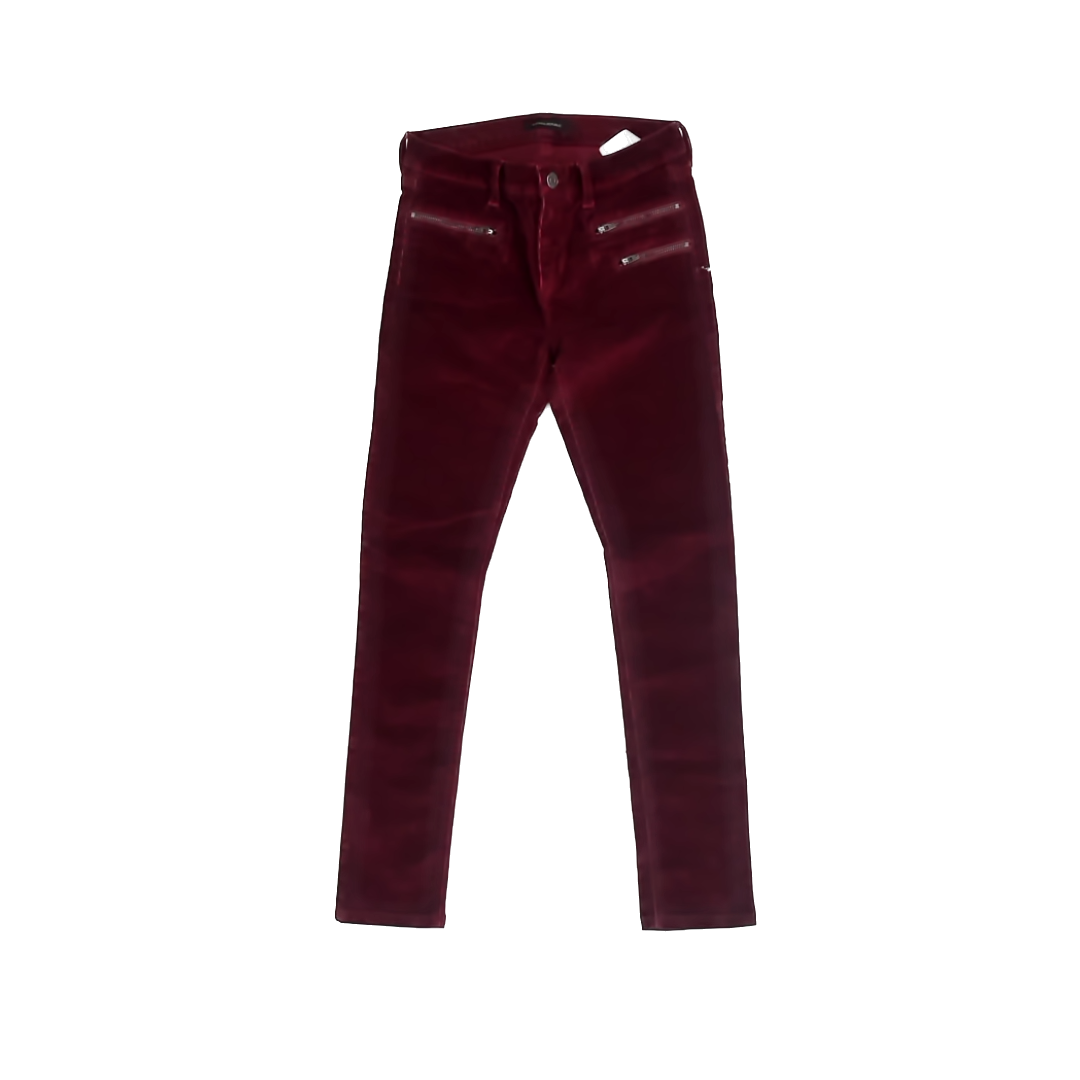 Banana Republic Girls Maroon Corduroy Pants Size: Junior 25 Maroon