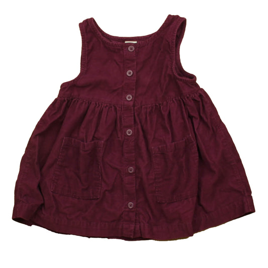 Gap Girls Maroon Romper Size: 18-24 Months Maroon
