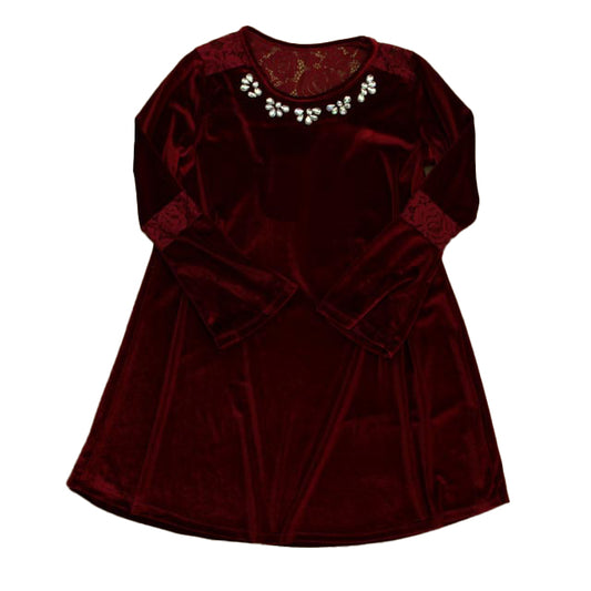 Btween Girls Maroon Dress Size: 12 Years