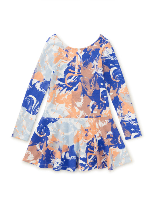 Tea Collection Girls Marvelous Marble Dress Size: 12 Years Marvelous Marble
