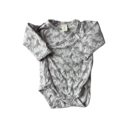 Kate Quinn Girls Mauve | Grey Onesie Size: 3-6 months Mauve | Grey