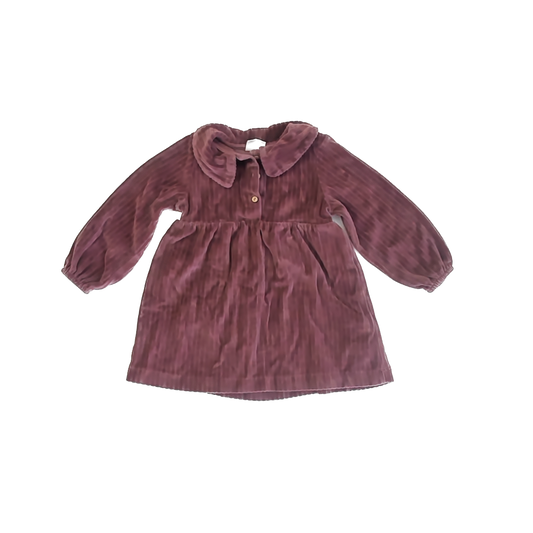 Zara Girls Mauve Dress Size: 18-24 Months Mauve
