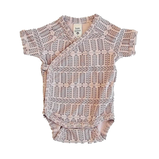 Kate Quinn Girls Mauve Onesie Size: Newborn Mauve