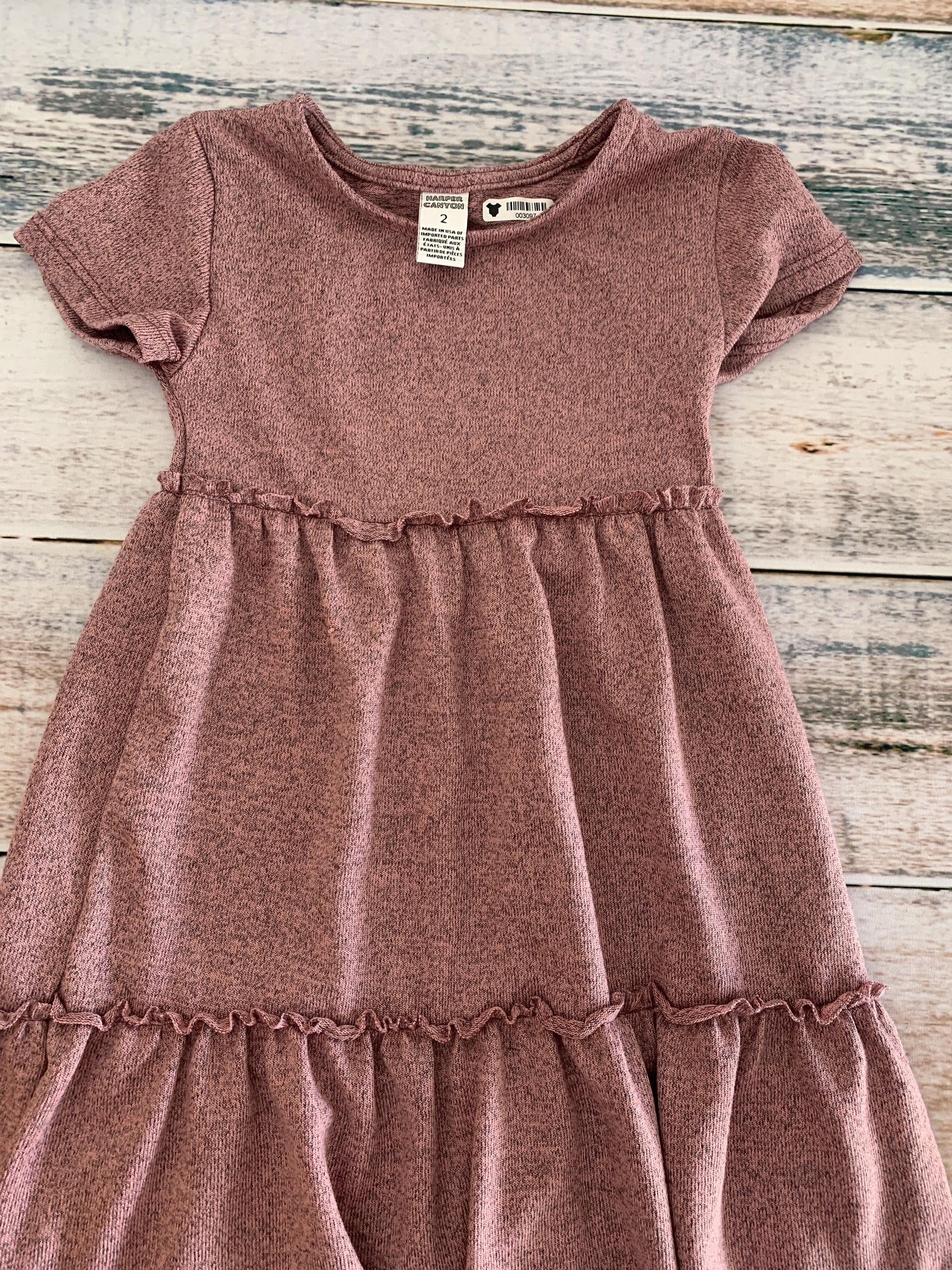 Harper Canyon Girls Mauve Dress Size: 2T Mauve