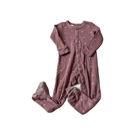 Colored Organics Girls Mauve Pajamas Size: 12-18 months Mauve