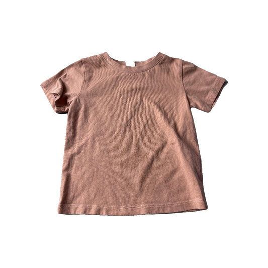 Colored Organics Unisex Mauve T-Shirt Size: 2T Mauve