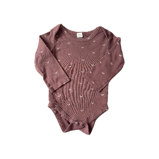 Colored Organics Girls Mauve Onesie Size: 12-18 months Mauve