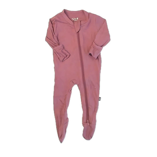 Kyte Girls Mauve 1-piece footed Pajamas Size: Newborn Mauve