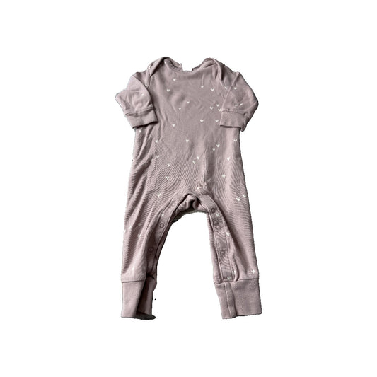 Colored Organics Girls Mauve Long Sleeve Outfit Size: 3-6 months Mauve