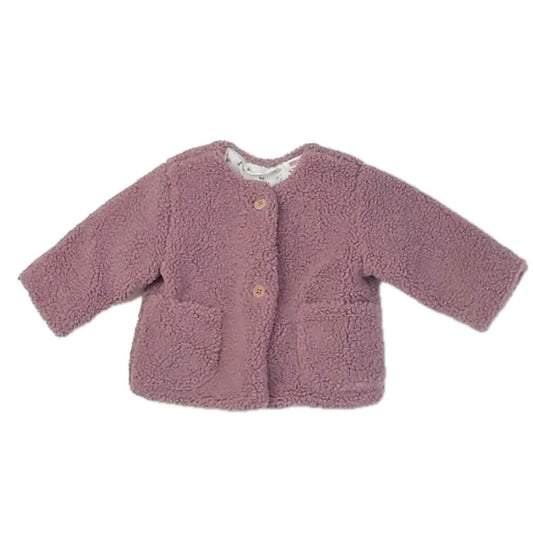 Zara Girls Mauve Fleece Size: 3-6 Months Mauve