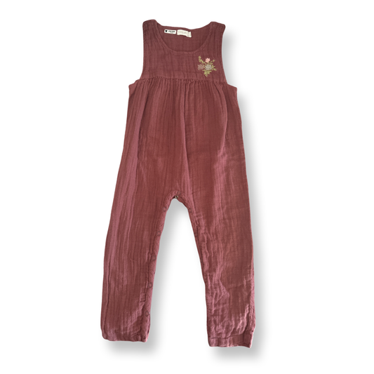 Jamie Kay Girls Mauve Romper Size: Sleeveless Romper Mauve