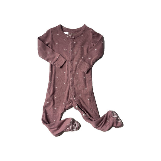 Colored Organics Girls Mauve Pajamas Size: 6-12 months Mauve