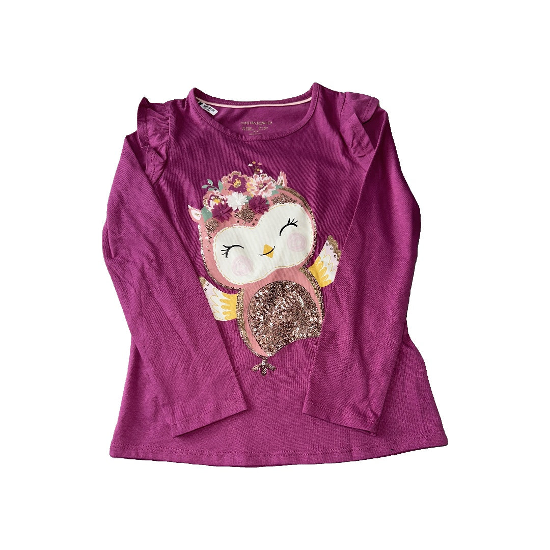 Cynthia Rowley Girls Mauve Long Sleeve Shirt Size: 5 Mauve