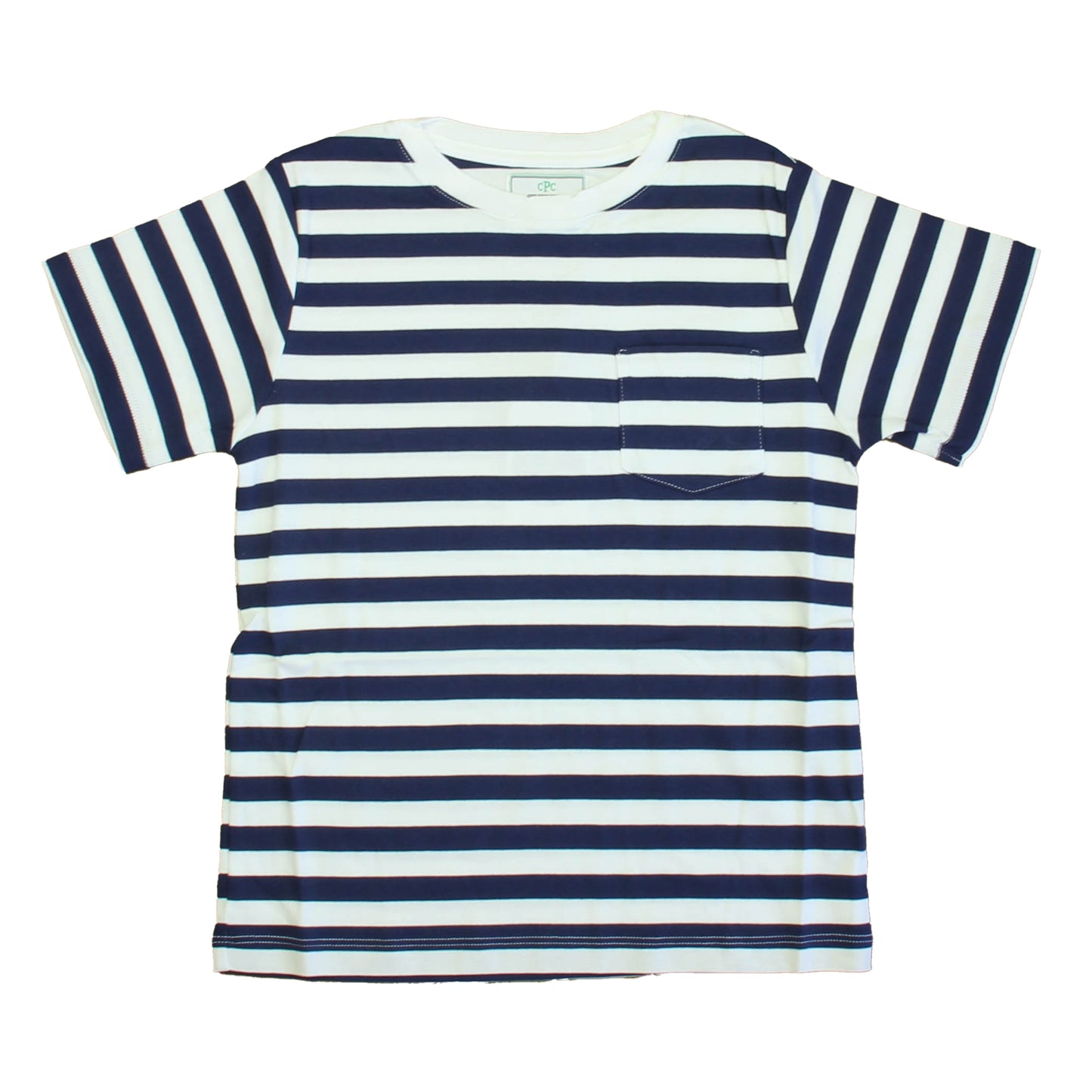 Classic Prep Boys Medieval Blue Stripe T-Shirt Size: 6-14 Years