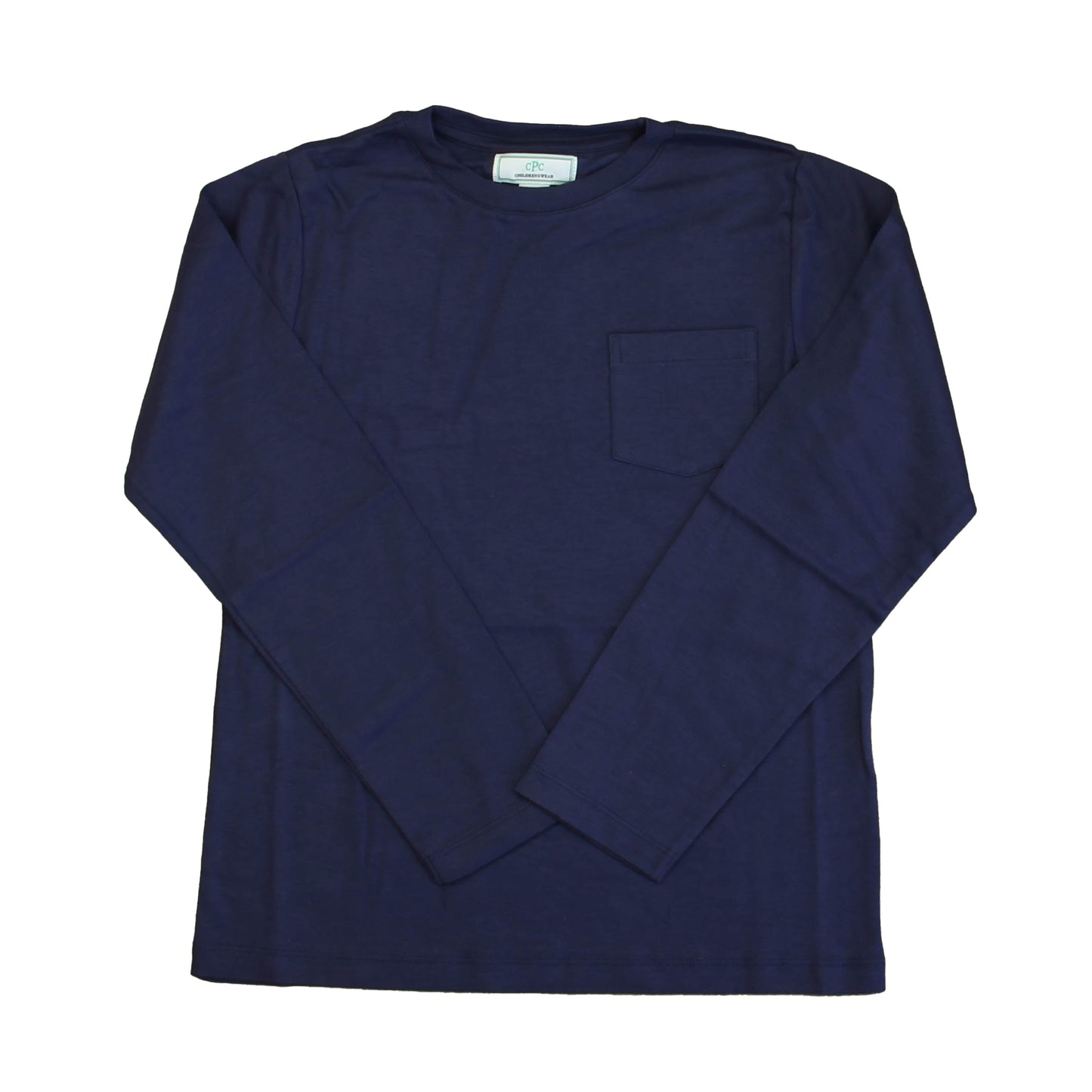 Classic Prep Unisex Medieval Blue Long Sleeve T-Shirt Size: 6-14 Years Medieval Blue