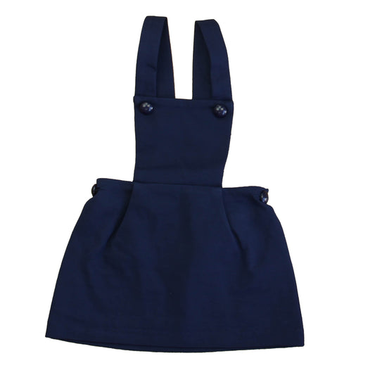 Classic Prep Girls Medieval Blue Dress Size: 9-12 Months Medieval Blue