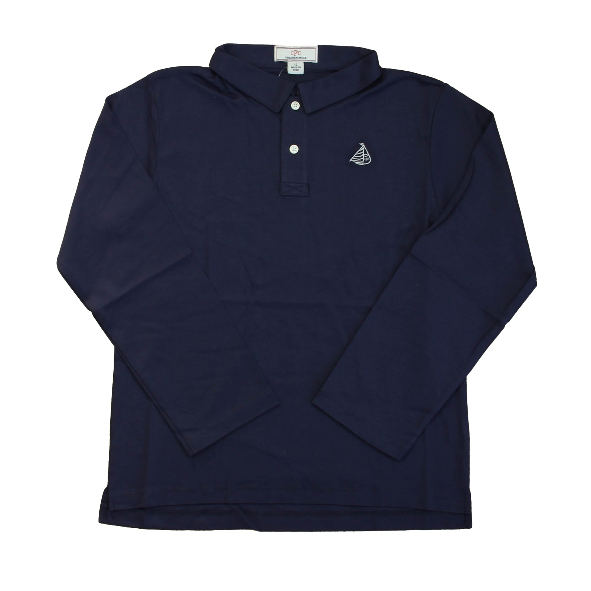 Classic Prep Boys Medieval Blue Rugby Shirt Size: 6-9 Months Medieval Blue
