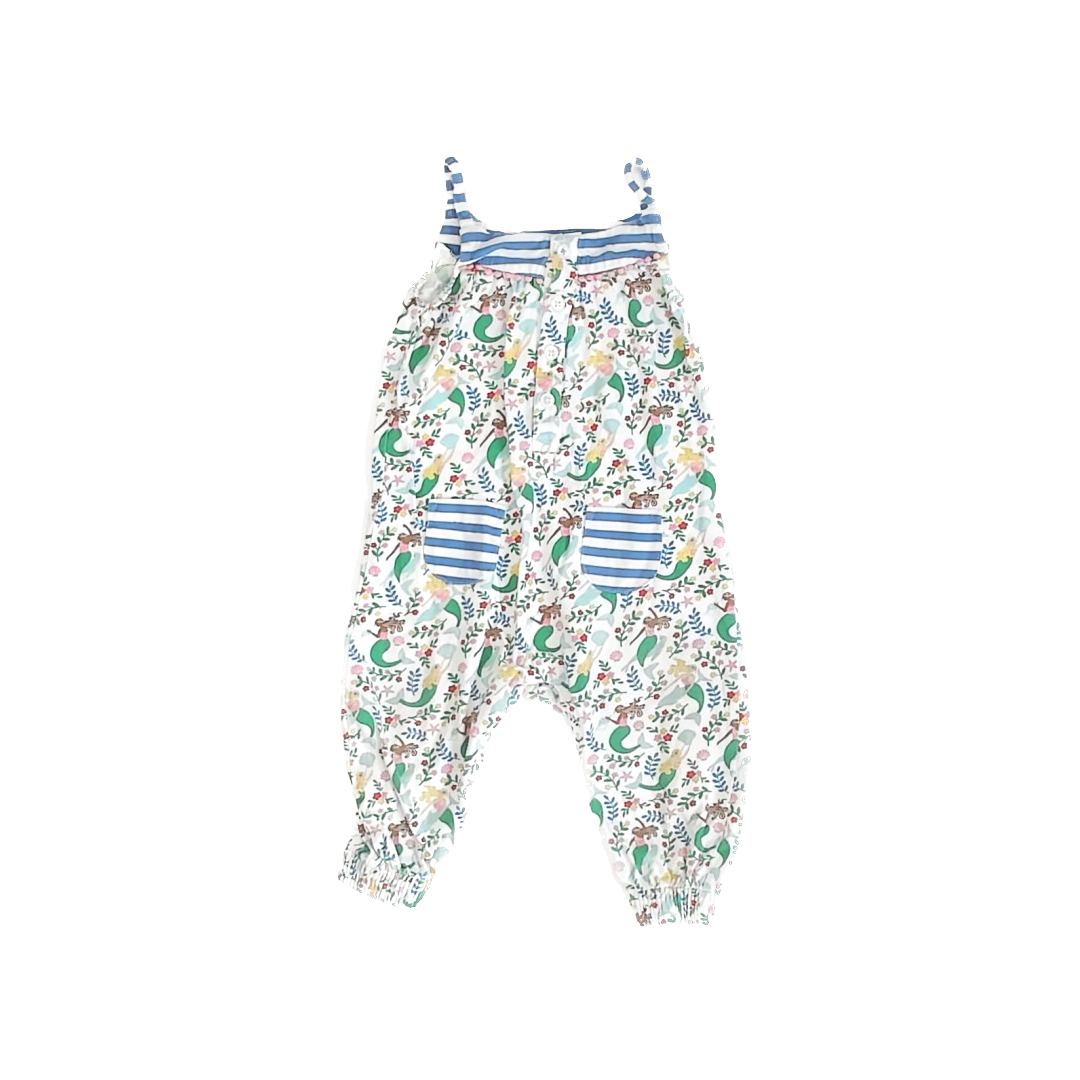 Boden Girls Mermaids Romper Size: 12-18 Months Mermaids