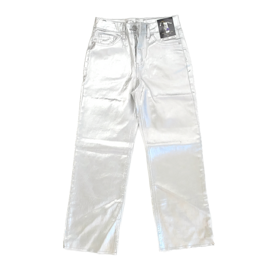 Art Class Boys Metallic Silver Slacks Size: 12 Years Metallic Silver