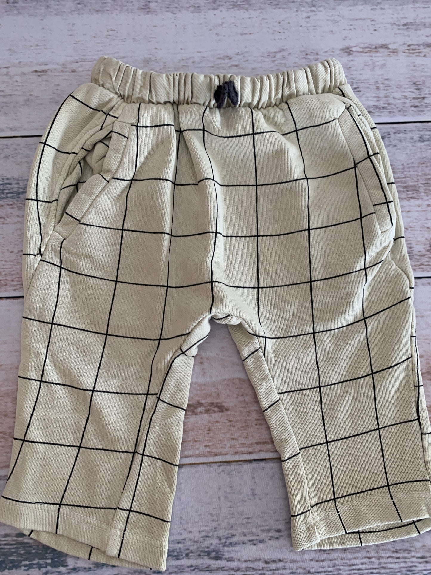 Zara Boys Mint | Black | Check Pants Size: 6-9 months Mint | Black | Check