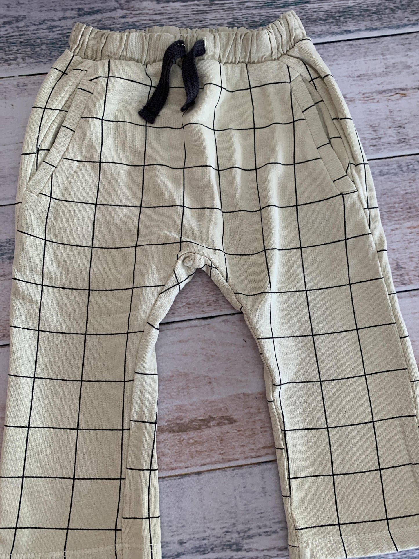 Zara Unisex Mint | Black | Check Pants Size: 2T Mint | Black | Check