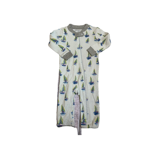 Burt's Bees Boys Mint | Boats Pajamas Size: 6-9 months Mint | Boats