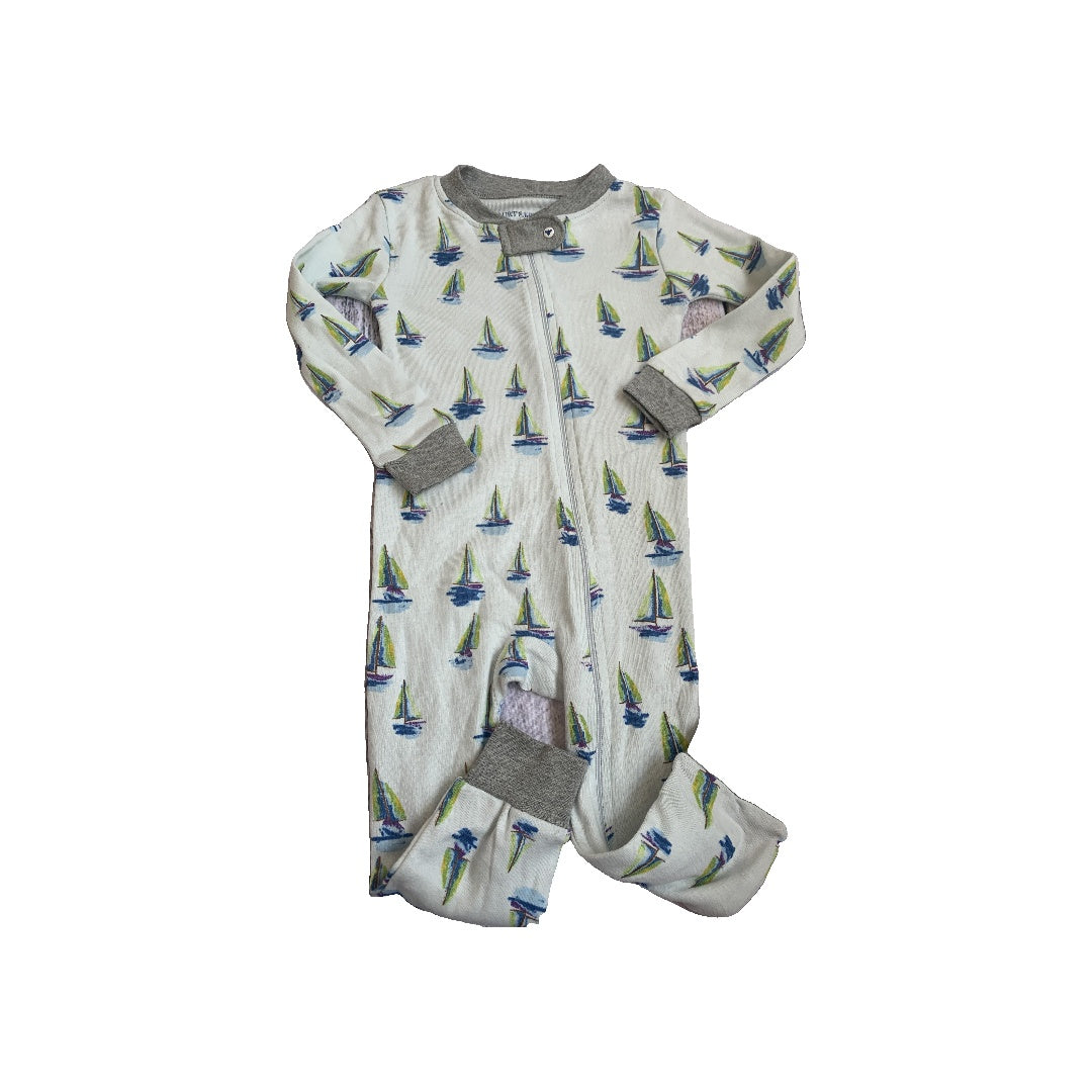 Burt's Bees Boys Mint | Boats Pajamas Size: 18 months Mint | Boats